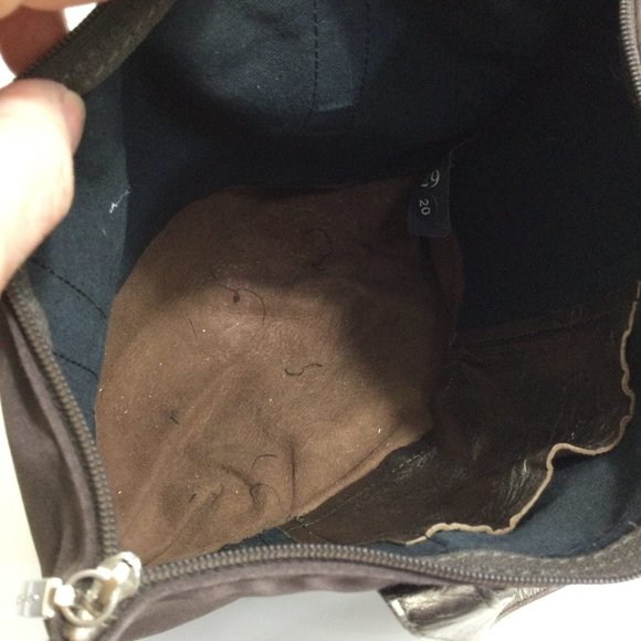 Lamarthe Mini Satin Canvas and Leather Tote - Picture 5 of 5